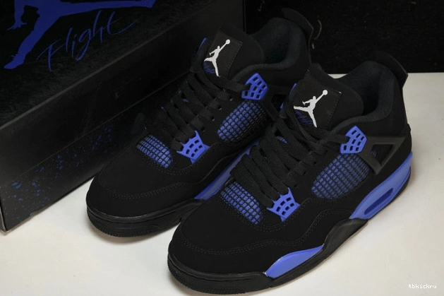 Cheap TBK Jordan 4 Black Royal Game Retro CT8527-018 0726